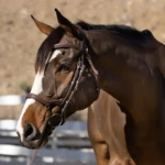 Brown leather Horse jumper Bridle