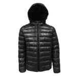 leather puffer jackets