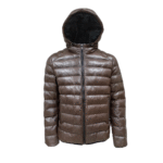 leather puffer jackets